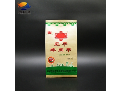 牛肉干折邊背封袋